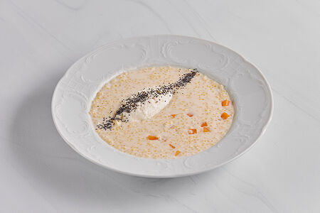 Пшенная каша с тыквой и рикоттой