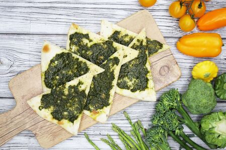 Фокачча с соусом Песто