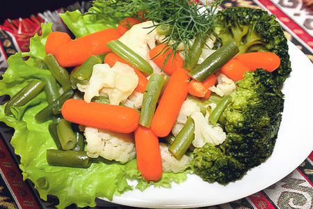 Овощи на пару