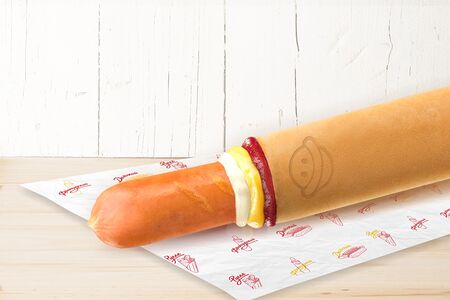 Французский хот-дог с колбаской Охотничьей