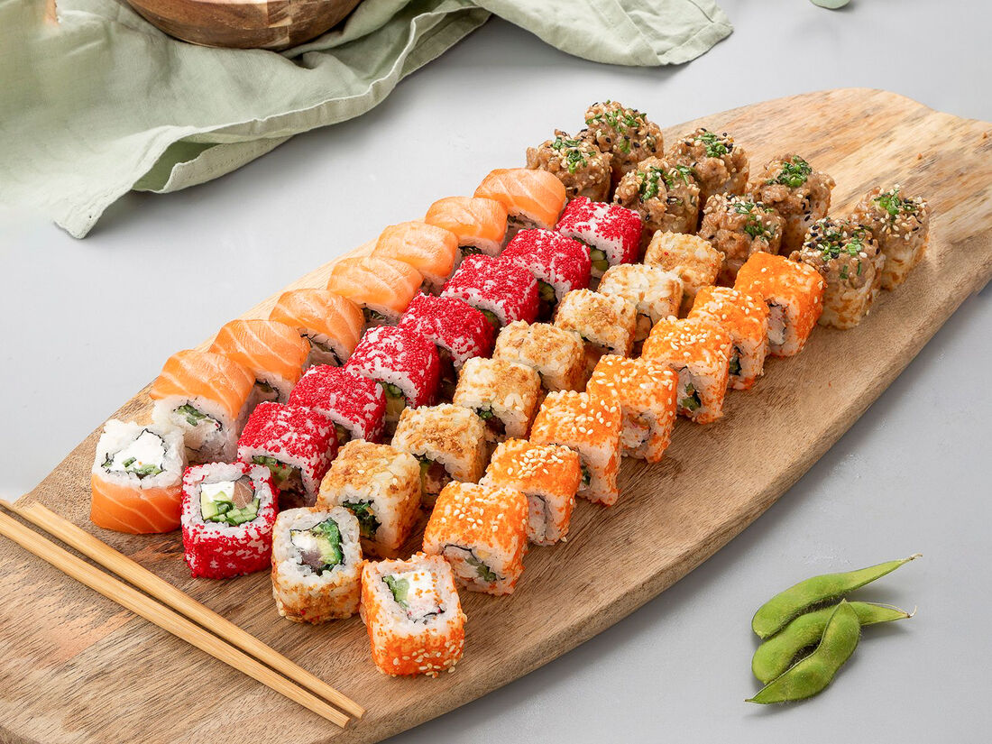 Заказать набор суши с доставкой в спб фото 43