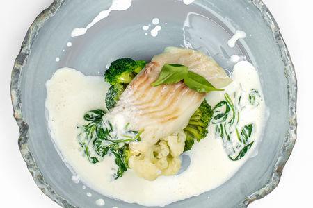 Треска с брокколи