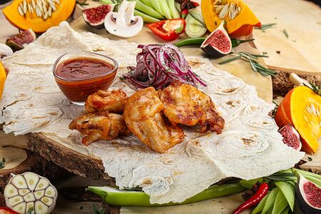 Шашлык из куриного бедра