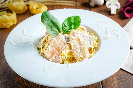 Феттуччине Альфредо