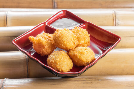 Морской гребешок в темпуре