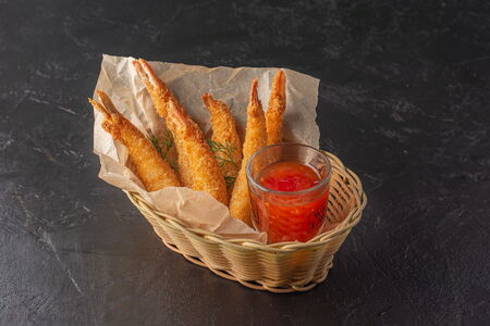 Креветки в панировке