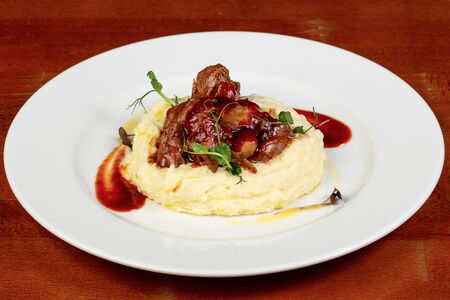 Печень теленка по-венециански