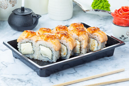 Запечённый ролл Филадельфия Гриль