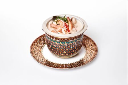 Суп Том кха с креветками