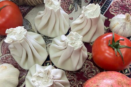 Хинкали с сыром сулугуни