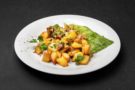 Картофель с грибами по-мински