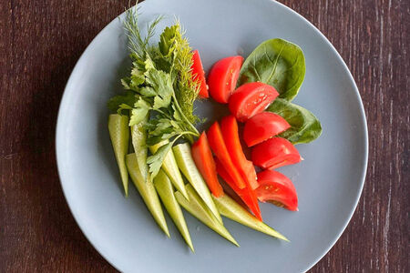 Овощная тарелка