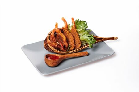 Креветки темпура