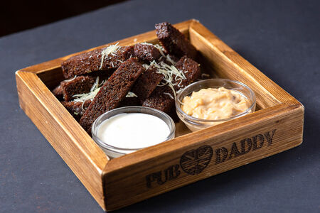 Гренки чесночные