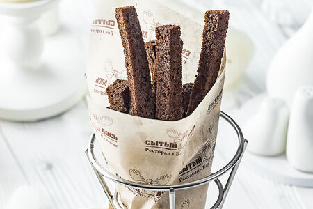 Гренки из бородинского хлеба