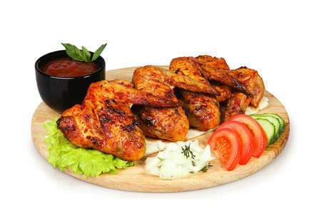 Шашлык из куриных крыльев