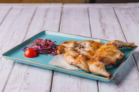 Цыпленок на мангале