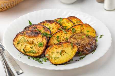 Картофель с салом