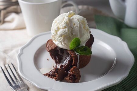 Шоколадный фондан