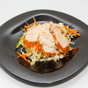 Салат с копченой курицей