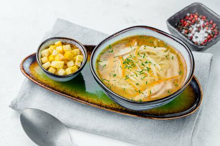 Суп куриная лапша