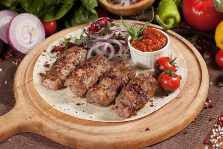 Люля-кебаб из телятины