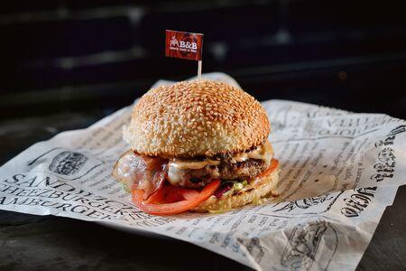 Аль Капоне бургер с мраморной говядиной