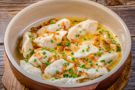 Квари с картофелем и грибами