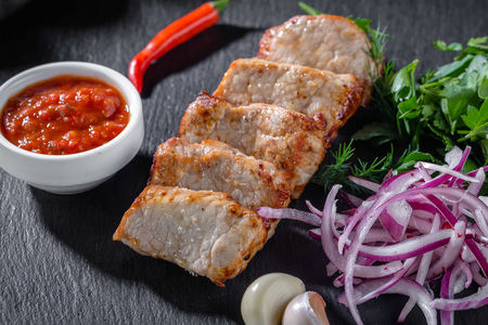 Шашлык из телячьей мякоти