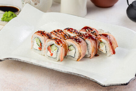 Запечённый ролл Бекон хот