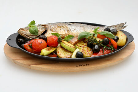 Сибас на гриле