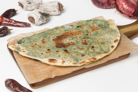 Кутаб со шпинатом