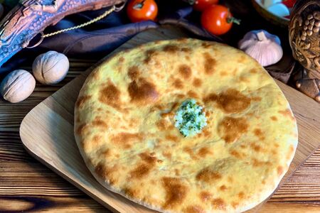 Хачапури со шпинатом и сыром