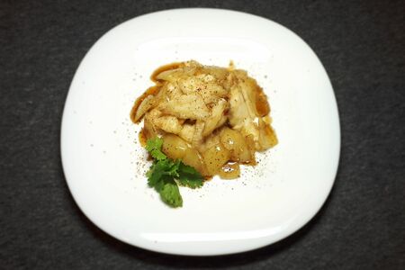 Рыба в пряных перцах