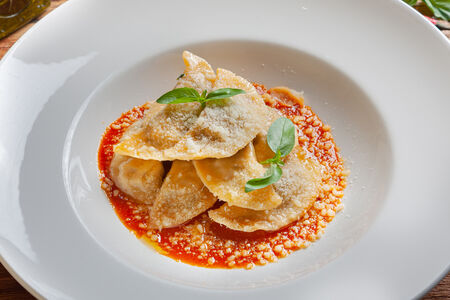 Равиоли с уткой