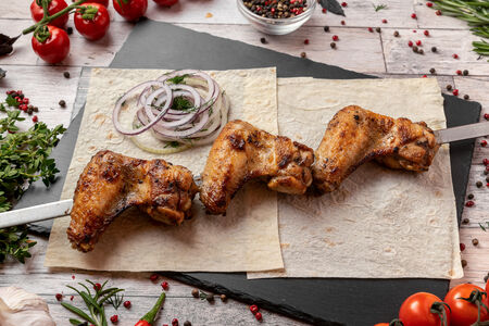 Куриные крылья гриль