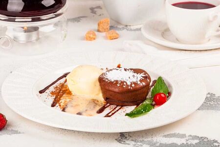 Шоколадный фондан