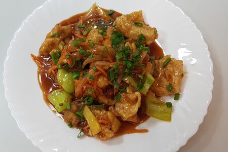 Курица в кисло-сладком соусе