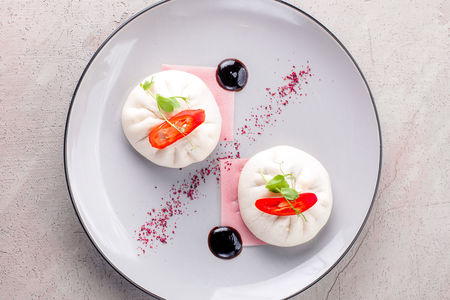 Паровые булочки Бао с уткой