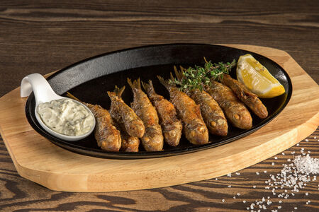 Барабулька жареная