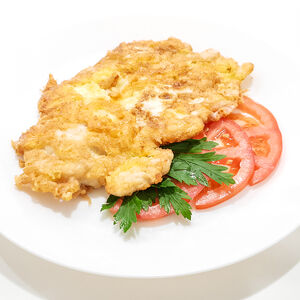 Филе куриное, жаренное в сырной корочке