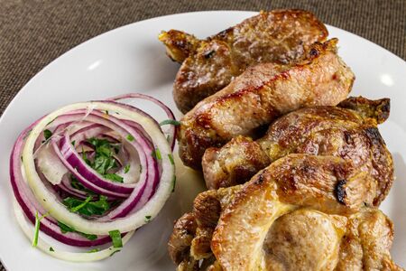 Шашлык из cвинoй шеи