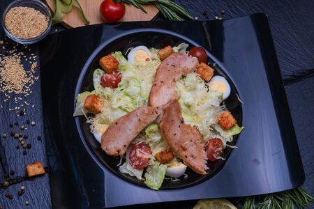 Салат Цезарь сан с курицей
