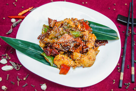 Курица в сладко-остром соусе