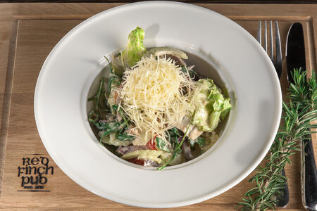 Салат с языком и пикантной заправкой