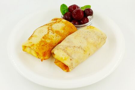 Блинчики с вишней