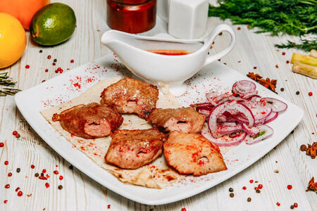 Шашлык из телячьей мякоти