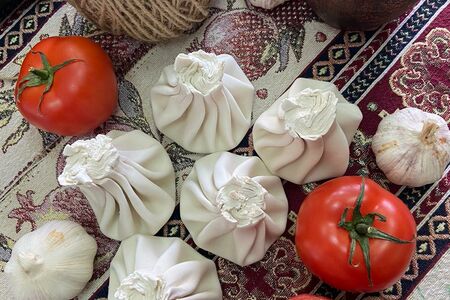 Хинкали с бараниной