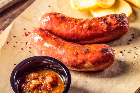 Краинские колбаски с сыром