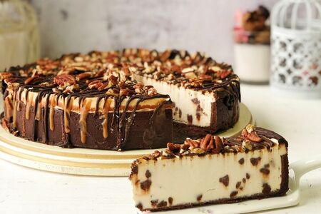 Чизкейк Нью-Йорк с орехом пекан